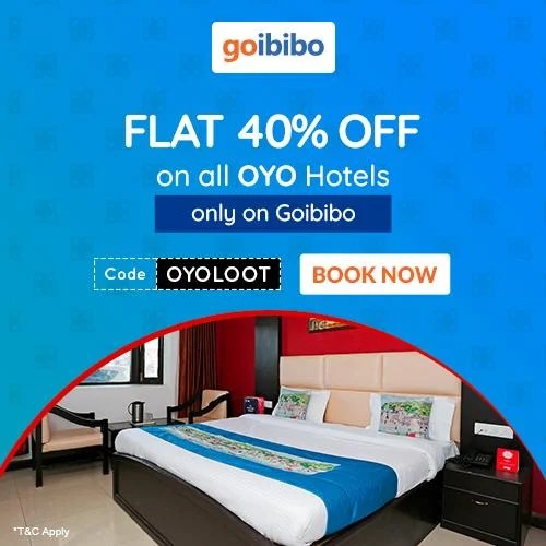 flat 40% off on all oyo